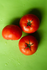 Tomatoes vegetables garden fresh green organic healthy Weight loss program happy good tasty Green red Garden salad food heat