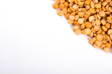  dry peas close-up. pea porridge. pea seeds