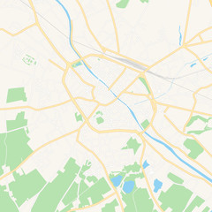 Tournai , Belgium printable map