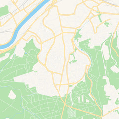 Seraing, Belgium printable map
