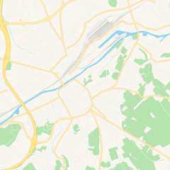 Chatelet, Belgium printable map