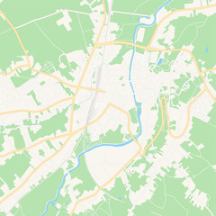 Geraardsbergen , Belgium printable map