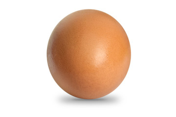 Egg isolated on white background,clipping path