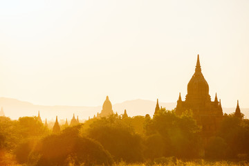 Sunset over Bagan Myanmar