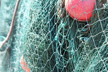 fishing nets and ropes