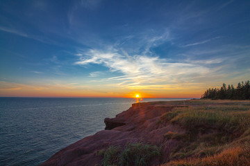 The sunset on atlantic © Ievgenii