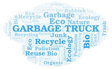 Garbage Truck word cloud.