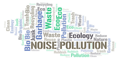 Noise Pollution word cloud.
