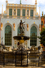 Gdansk, Artus Court, Neptune monument © PASUS