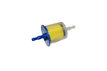 Car's fuel filter. isolated. white background