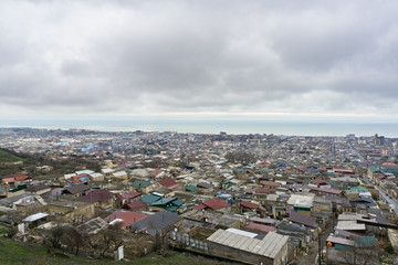 Northern part of Derbent closeup