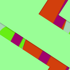 Flat material design - Creative vector trend seamless