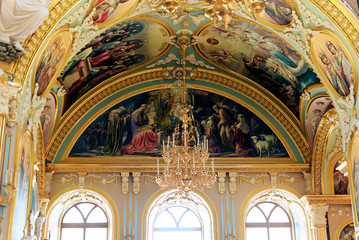 golden beautiful interior inside christian church one