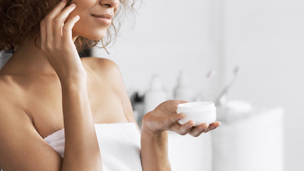 Professional cosmetics for beautiful skin concept