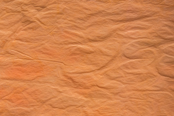 orange creased tissue paper  texture