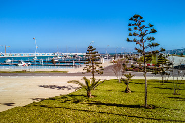 Tangier's marina