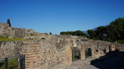 Fototapeta na wymiar Italy. Ancient Pompeii (UNESCO World Heritage Site).