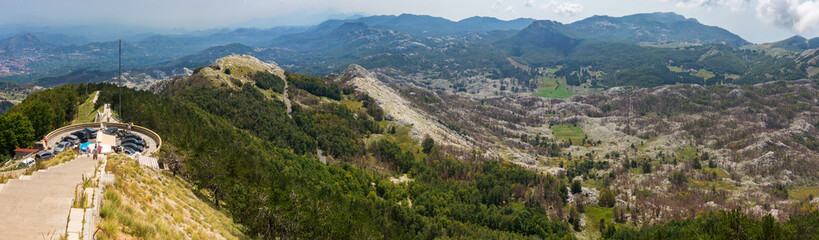 Fototapeta na wymiar Mountain landscape in National park Lovcen, Montenegro