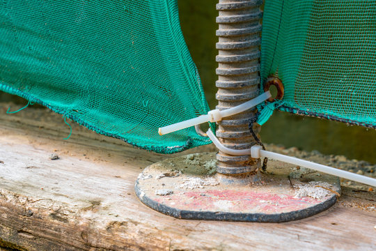 Gewindestange auf der Baustelle