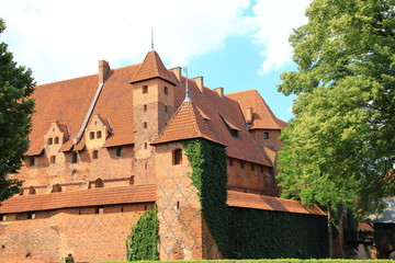 Fototapeta na wymiar Castle Malbork in Northern Poland