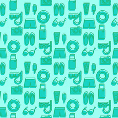 Summer seamless pattern
