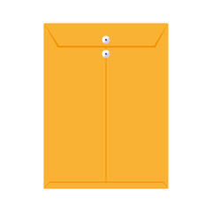 manila envelope isolated icon
