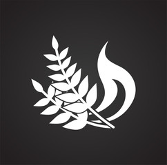 Cereal icon on background for graphic and web design. Simple vector sign. Internet concept symbol for website button or mobile app.