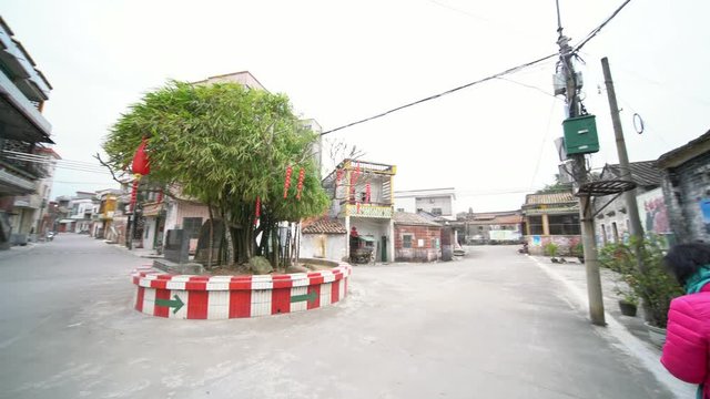 Entrance of Bagua Village of Licha Cun