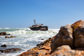 Ship wreck at cape agulhas