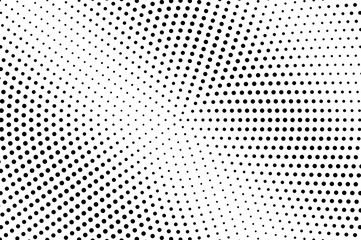 Black and white halftone vector background. Diagonal dot gradient. Centered dotwork surface. Frequent dotted halftone