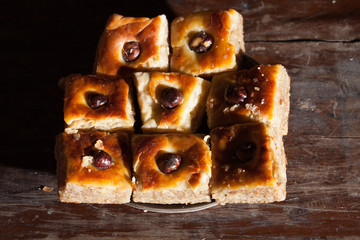 East sweet Pakhlava on the plate