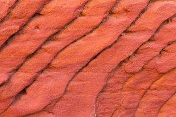 Coloured Canyon is a rock formation on South Sinai (Egypt) peninsula. Desert rocks of multicolored sandstone background.	