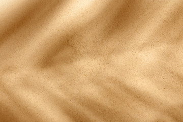 Dry beach sand as background, top view