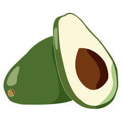 Avocado Fruit Icon Vector - Vetorial