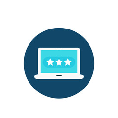 rating, ranking vector icon