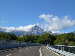 Naklejka premium Gran Sasso Italien