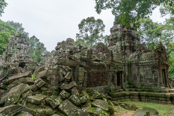 Ruins of Khmer civilization near the town of Siem Reap in Cambodia