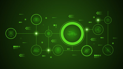 military pickup icon. From Army set