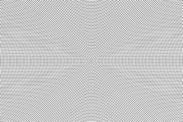 Black and white halftone vector background. Frequent dot texture. Rough dotwork surface. Micro dotted halftone