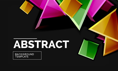 Shiny style geometric background