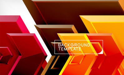 Arrow geometrical abstract background, directional wallpaper concept