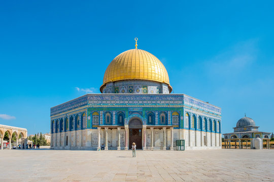 Dome of the Rock on Temple Mount, Jerusalem, Israel