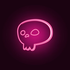sign in the game ax icon. Elements of Game in neon style icons. Simple icon for websites, web design, mobile app, info graphics
