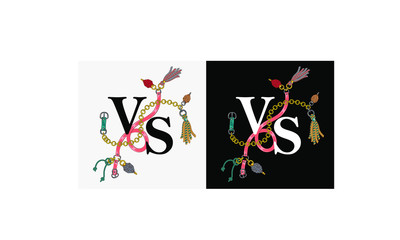 jewelry made of magnificent luxury elements in the Baroque style entwine and adorn vs words