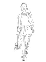 fashion ink sketch fw2019