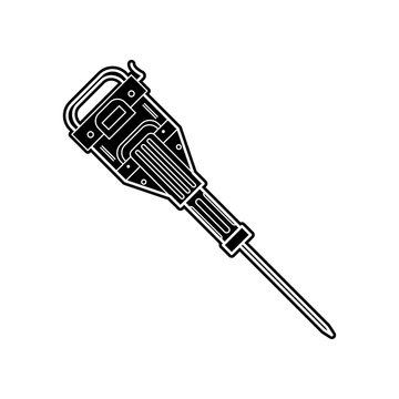 juckhammer  icon. Element of Home repair tool for mobile concept and web apps icon. Glyph, flat icon for website design and development, app development