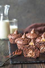Fototapeta premium Chocolate muffins