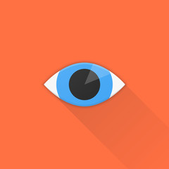 Eye Adaptive icon Material Design illustration