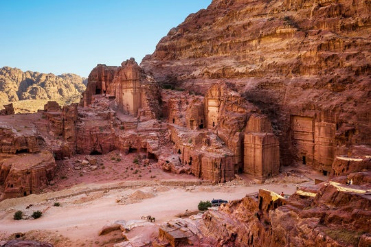 Tombs and Temple, Petra, Wadi Musa, Maan Governorate, Jordan