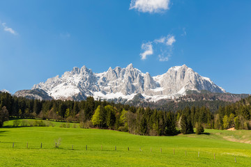 Austria, Tyrol, Going am Wilden Kaiser, Wilder Kaiser, Kaiser Mountains